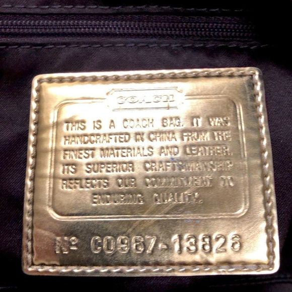 Coach Gold Poppy shoulder bag - Picture 2 of 9